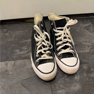 Converse Black and White High-Tops
